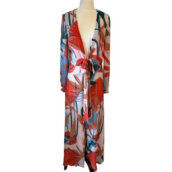 PatBo Rio Tie-Front Robe - Picture 1 of 11